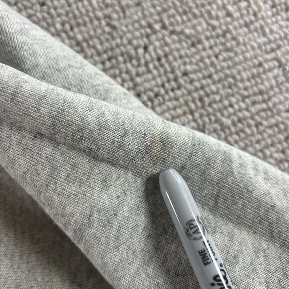 Vintage Super Bowl XXXIII Logo 7 Crewneck Men’s Large 1999 Gray Pullover NFL USA - Picture 8 of 13